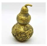 Statueta Feng Shui Wu Lou cu Pi Yao din rasina 13cm