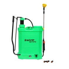 Pompa de stropit vermorel 2 in 1 manuala si electrica rezervor 16L baterie 12V 8Ah debit 3.1 l/min Breckner Germany foto