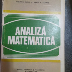 Analiza matematica-Mariana Craiu,Vasile V.Tanase