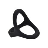 Inel Penis Triplu Loving Joy Silicon Negru