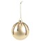 Glob de Craciun, auriu, D2422925, 8 cm, sticla, rotund