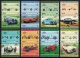 NEVIS 1985 - Masini de epoca celebre / serie completa MNH