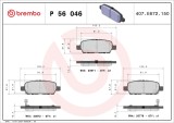 BREMBO P 56 046 PRIME LINE set placute frana,frana disc