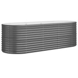 Cumpara ieftin Strat inaltat gradina 224x80x68 cm otel galvanizat