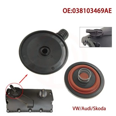 Kit de reparatie capac supapa PCV cu membrană VW Seat Ford cod OEM 038103469 foto