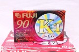 Caseta audio FUJI 90 K I for CD IEC I / TYPE I audio tape carcasa extraslim - sigilata