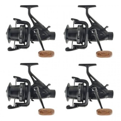 Kit 4 Mulinete Prowess Nightfall Debrayable 8005 HRS, baitrunner, 5R foto