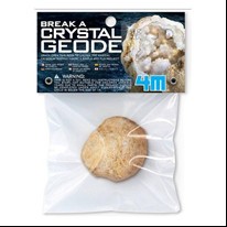 Mini experiment - sparge o geoda (cristal)
