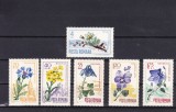 ROMANIA 1967 LP 649 FLORA CARPATINA SERIE MNH, Nestampilat