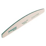 Pilă unghii profesională, semilună, albă, cu centrul verde 180/180, AMAZING SHINE