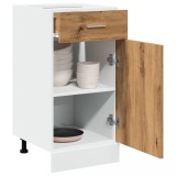 vidaXL Dulap inferior cu sertar &ldquo;Lyon&rdquo; stejar artizanal, 40x46x81,5 cm