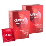 Cumpara ieftin Pachet Prezervative Durex Feel Thin 2x18, 36 bucati