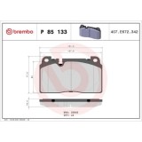 Placute frana Audi Q5 (8rb) 11.08-12.17, Q5 Van (8rb) 11.08-12.17, Fata, BREMBO