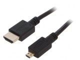 Cablu HDMI 2.0 Micro HDMI 1.8m Negru