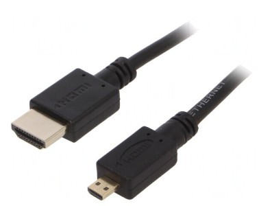 Cablu HDMI 2.0 Micro HDMI 1.8m Negru foto