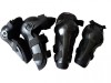Set Protectii Moto Revo Negre Adulti: Genunchiere, Cotiere, Armura Universală - Mărimi XS-4XL