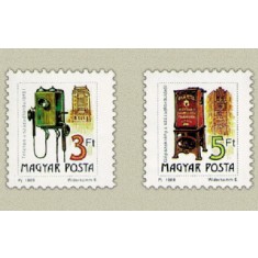 Ungaria 1990 - istoria postei, telefon, serie neuzata