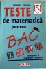 Teste de matematica BAC Cornel Stefan, 2002, Niculescu