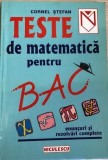 Teste de matematica BAC Cornel Stefan