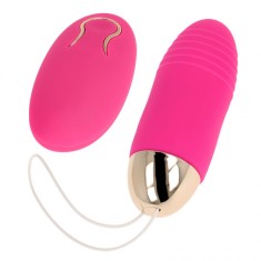 OHMAMA - REMOTE CONTROL VIBRATING EGG 10 SPEEDS PINK foto
