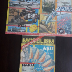 Lot 3 Reviste Modelism an 1990, nr. 1,2,3-4 / C rev P2