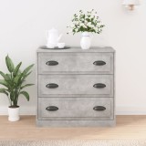 VidaXL Servantă, gri beton, 70x35,5x67,5 cm, lemn prelucrat