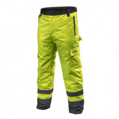 Pantaloni de lucru, reflectorizanti, izolatie Oxford, galben, model Visibility, marimea XXL/58, NEO