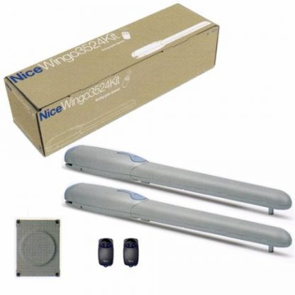 Kit automatizare NICE WINGO3524KCER pentru porti batante de pana la 3.5m canat