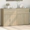 Gossi dulapuri, 2 buc., stejar sonoma, 60x31x70 cm, lemn prelucrat