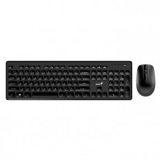 Kit tastatura si mouse Genius SlimStar 8006 wireless, negru foto