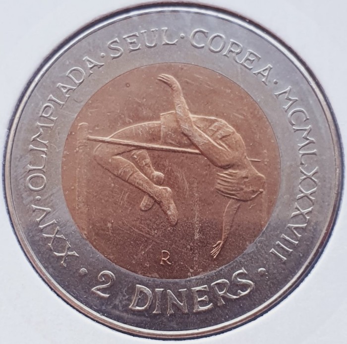 2034 Andorra 2 diners 1985 1988 Summer Olympics km 28