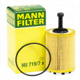 Filtru ulei VW Golf V, VI, Passat, Octavia II, A4 diesel Mann 13751 HU719/7X-1