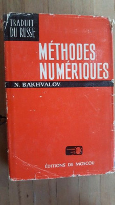 Methodes numeriques- N. Bakhvalov foto