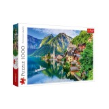 Puzzle 1000 piese, Orasul Hallstatt, 68.3x48 cm, ATU-084769, Oem