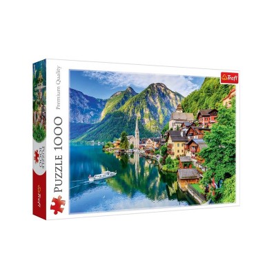 Puzzle 1000 piese, Orasul Hallstatt, 68.3x48 cm, ATU-084769 foto