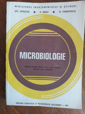 Microbiologie - manual licee sanitare, meseria sora medicala / R3F foto