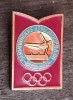 QW9 N7 3 - Insigna sport - JO Moscova 1980 - gimnastica - cal cu manere, Europa
