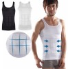 Maiou Modelator Barbati Slabit Just One Shapers, Alb/Negru, S-XXXL, Compresie Abdomen, Indreapta Spatele