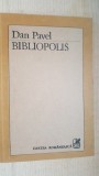 Bibliopolis- Dan Pavel