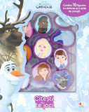 Cumpara ieftin Disney. Regatul de gheață II. Citești și te joci (conține10 figurine cu ventuză) - Hardcover - *** - Litera mică