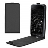 Husa pentru Samsung Galaxy Xcover 4/Galaxy Xcover 4s, Piele ecologica, Negru, 53324.01