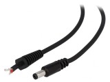 Cablu Electric 2x1mm&sup2; cu Mufă DC 5,5/2,1 Negru 1,5m, Bq Cable