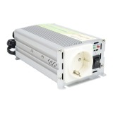 RO: Invertor de tensiune AlcaPower by President 150W alimentare 24V, iesire 230V, Soft Start, unda sinus modificata, mufa de bricheta