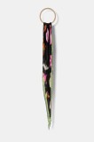 Desigual esarfa BOTANIC DREAMZ femei, culoarea negru, modelator, 25SAWA36