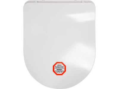 FALA Capac toaleta super slim in forma de D cu soft close, alb foto