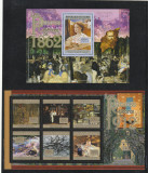 Guinea 2012-Arta,Pictura,Picturi celebre 1862,,MNH,Mi.Bl.2158,Bl.9486-9491 KB, Nestampilat