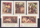 Fujeira 1972 pictura nuduri MI 864-868 MNH