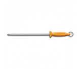 Masat Cutite Victorinox Swibo, 30cm, Otel Cromat, Maner Galben, Duritate 65 HRC, Swiss Made