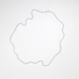Colier Argint 925 Lant Clasic cu Bile (Ball Chain) 45cm 3g Hipoalergenic Atcom Inchizatoare Rotunda