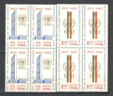 Romania.1965 20 ani ONU bloc 4 YR.326, Nestampilat